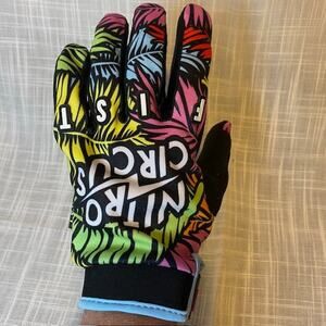 Fist Handwear Nitro Circus Colorful Palms Glove for BMX Motocross MTB Size Large